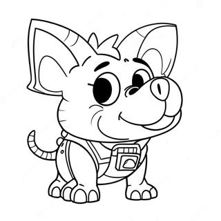 Bebop Coloring Page | Bebop coloring page