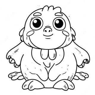 Scary Larry Coloring Page | Scary Larry coloring page