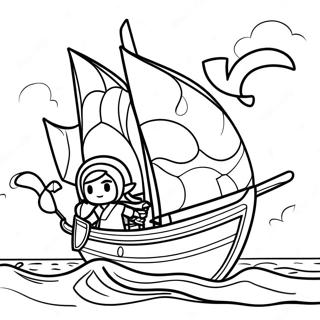 Wind Waker Coloring Page | Wind Waker coloring page