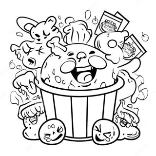 Garbage Pail Kids Coloring Page | Garbage Pail coloring page
