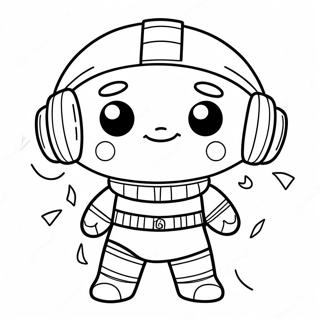 Cute Klombo Fortnite Coloring Page | Klombo Fortnite coloring page