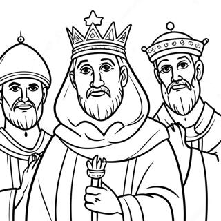 Wise Men Coloring Page | Wise Men coloring page