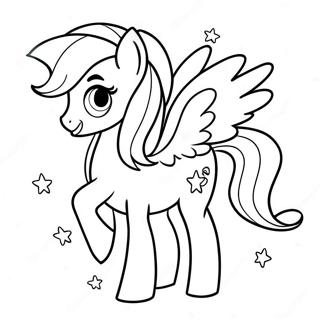 My Little Pony nya generationen färgläggningssida | Min Lilla Pony Nya Generation målarbild