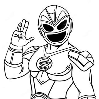 Power Ranger Páginas para Colorir