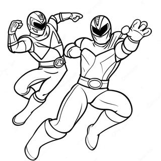 Power Ranger Pagine da Colorare