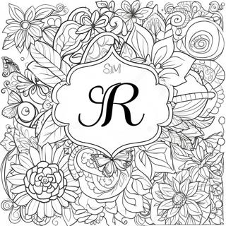 Personalized Name Coloring Page for Adults | Personalized Name for Adults coloring page