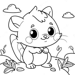Adventurous Little Critter Coloring Page | Little Critter coloring page