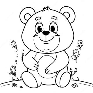 Grumpy Care Bear Coloring Page | Grumpy Care Bear coloring page
