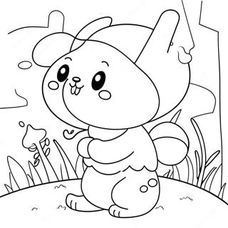 Bee and PuppyCat Coloring Page | Bee and PuppyCat coloring page