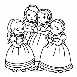 Little Women Coloring Pages