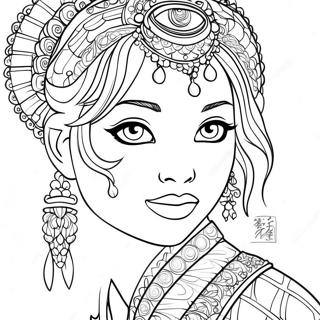 Xiao Coloring Page | Xiao coloring page