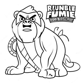 Rumble Movie Coloring Page | Rumble Movie coloring page