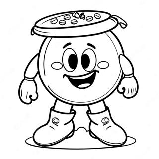 M&M Coloring Page | M&M coloring page