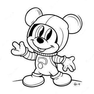Mickey Mouse Clubhouse Space Adventure Coloring Pages