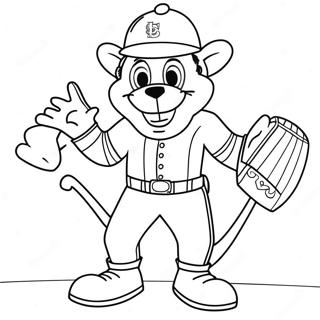 St Louis Blues Mascot Coloring Page | St Louis Blues coloring page