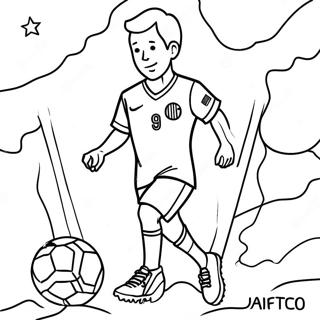 USA Soccer Coloring Page | USA Soccer coloring page