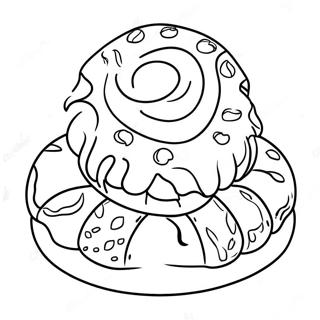 Pan Dulce Coloring Page | Pan Dulce coloring page