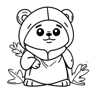 Ewok Coloring Page | Ewok coloring page