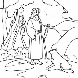 Colorful Bible Stories Coloring Page | Bible Online coloring page