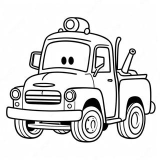 Mater Coloring Pages