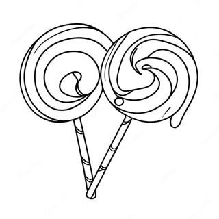Lollipop Coloring Page | Lollipop coloring page