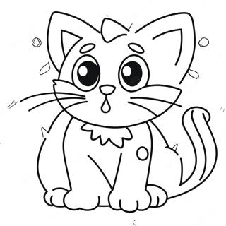 Splat the Cat Coloring Page | Splat the Cat coloring page