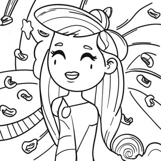Vibrant Crayola Art With Edge Coloring Page | Crayola Art With Edge coloring page