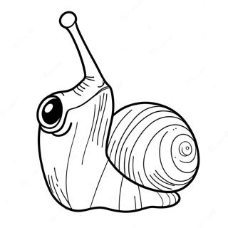 Cute Gary the Snail Coloring Page | Gary SpongeBob coloring page