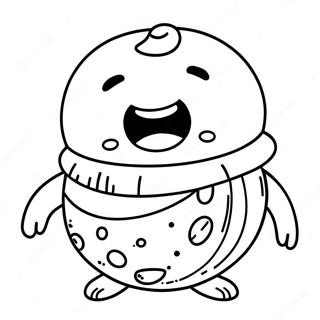 Roly Poly Character Coloring Page | Roly Poly coloring page