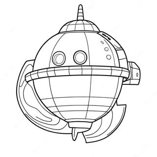 SpaceX Dragon Spacecraft Coloring Page | SpaceX coloring page