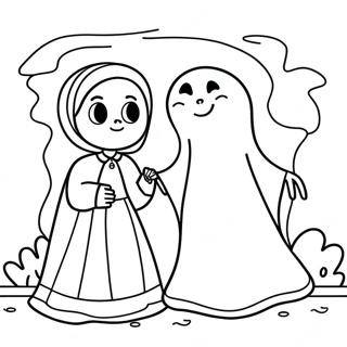 The Ghost and Molly McGee Coloring Page | The Ghost and Molly McGee coloring page