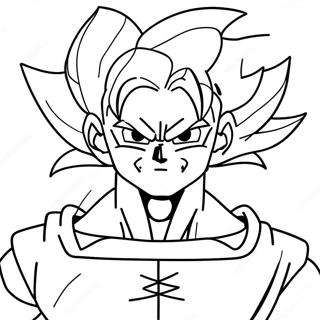 Dragon Ball Super Super Hero Coloring Page | Dragon Ball Super Super Hero coloring page