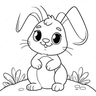LOL Easter Bunny Coloring Page | Lol Easter coloring page