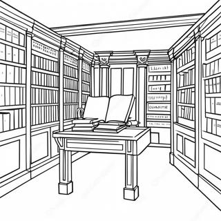 La Prade Library Chesterfield VA Coloring Page | La Prade Library Chesterfield VA coloring page