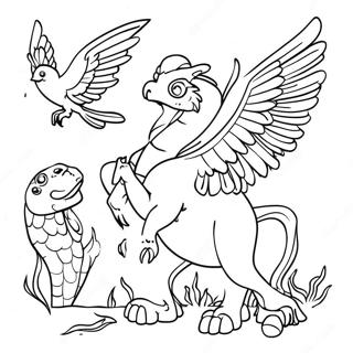Magische Wezens van Fablehaven Kleurplaat | Fabelhaven van Verbeelding kleurplaat