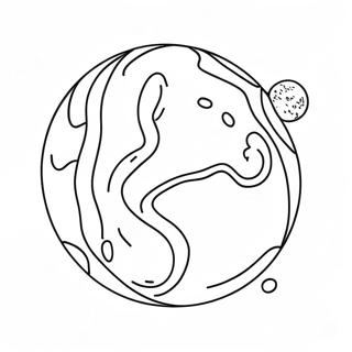 Pluto Coloring Page | Pluto coloring page