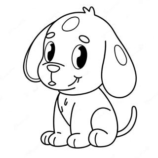 Cute Pluto the Dog Coloring Page | Pluto coloring page