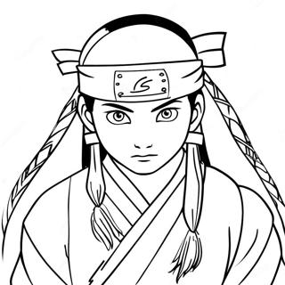 Neji Coloring Page | Neji coloring page