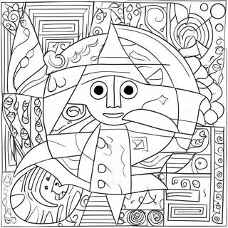 Klee Coloring Page | Klee coloring page