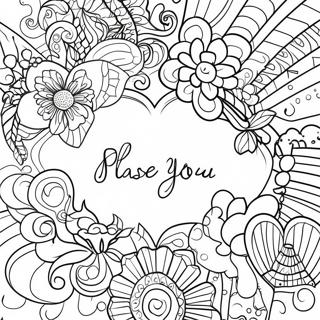 Please and Thank You Coloring Pages