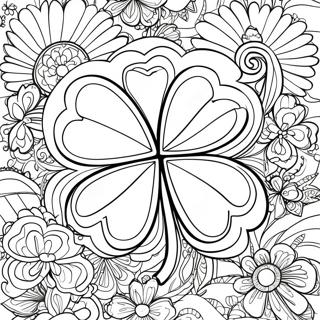 Lucky Clover Coloring Page | Luck Movie coloring page