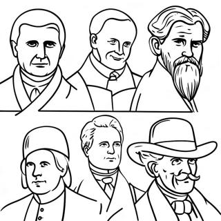 Famous Historical Figures Notability Coloring Page | Notability coloring page