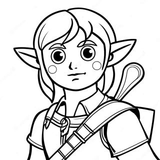 Link Coloring Page | Link coloring page