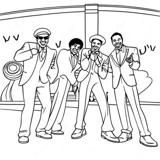 Motown Magic Coloring Page | Motown Magic coloring page