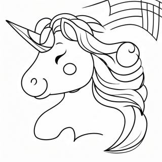 Sparkly Unicorn Horn Coloring Page | Unicorn Horn coloring page