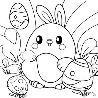 Easter Math WorkPages Coloring Page | Easter Math WorkPages coloring page