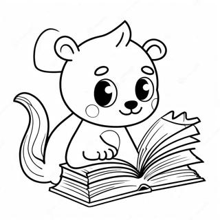 Colorful Reading Log Sheet Coloring Page | Reading Log Sheet coloring page
