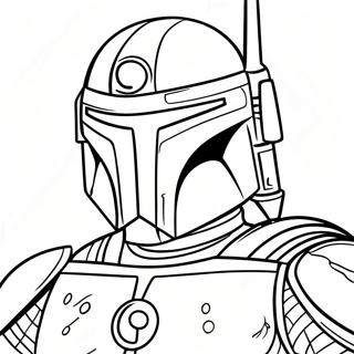 Jango Fett Coloring Page | Jango Fett coloring page