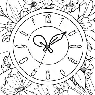 Spring Forward Coloring Page | Spring Forward coloring page