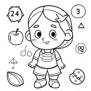 Second Grade Math WorkPages Coloring Page | Second Grade Math WorkPages coloring page